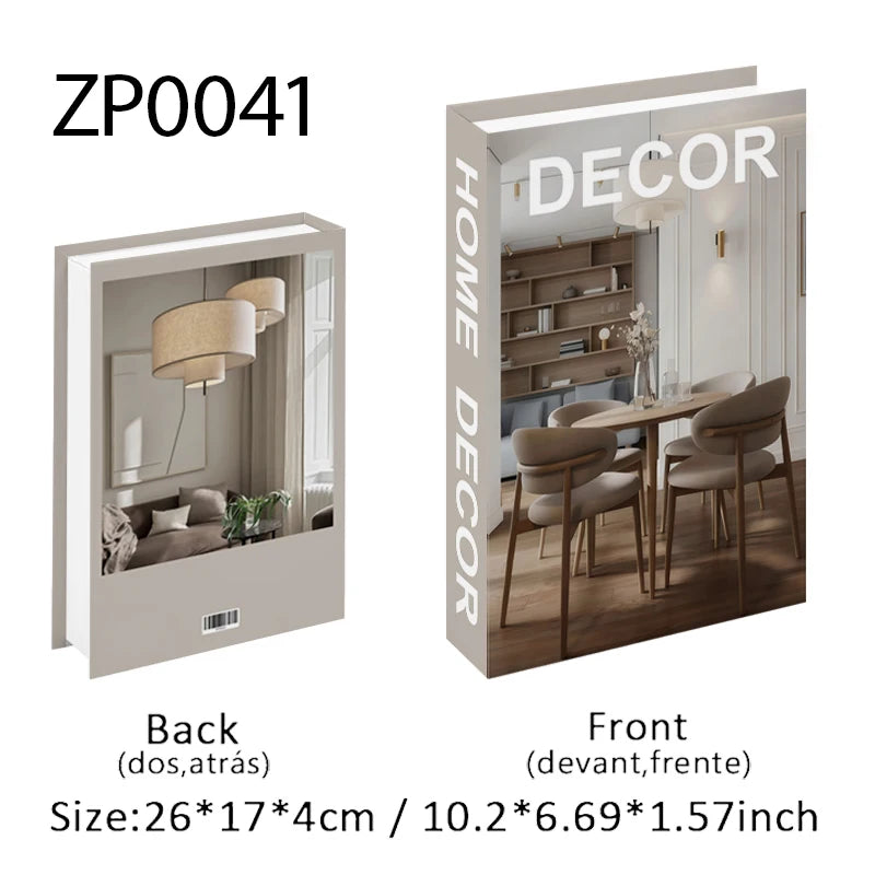 Faux Book Storage Box — 10.5" Decorative Accent