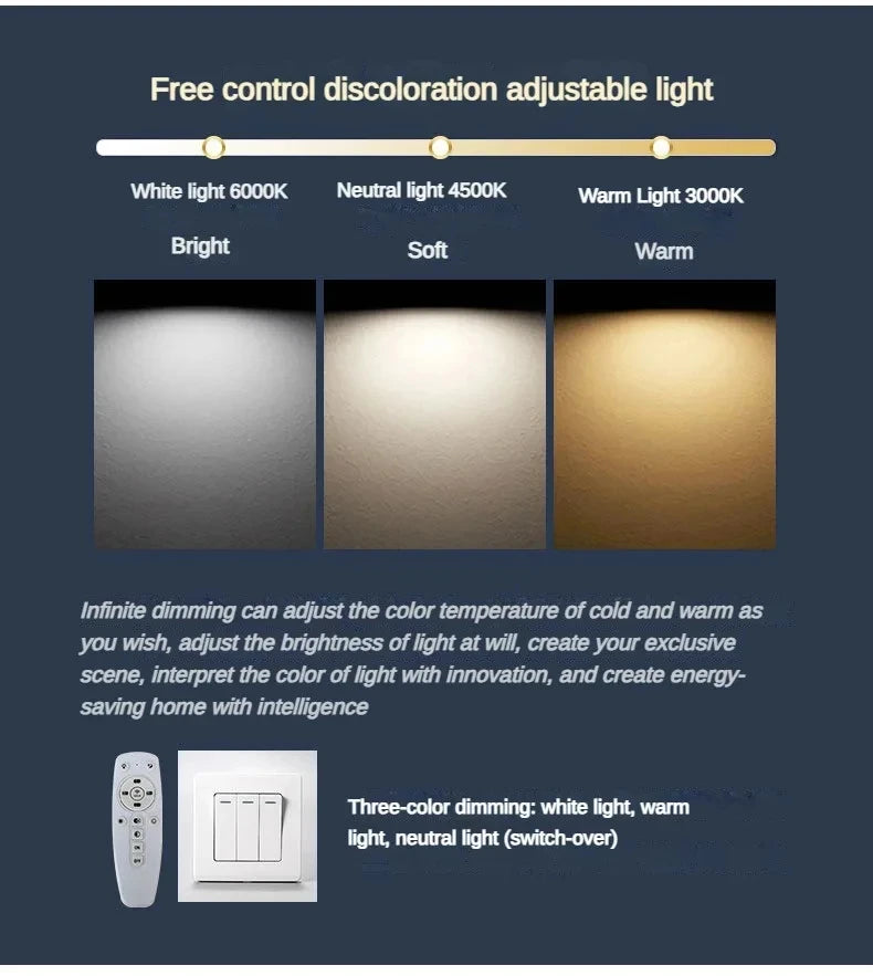 Black grid LED ceiling light — close-up finish detail