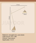 French Marble Floor Lamp — Nordic Modern Standing Light