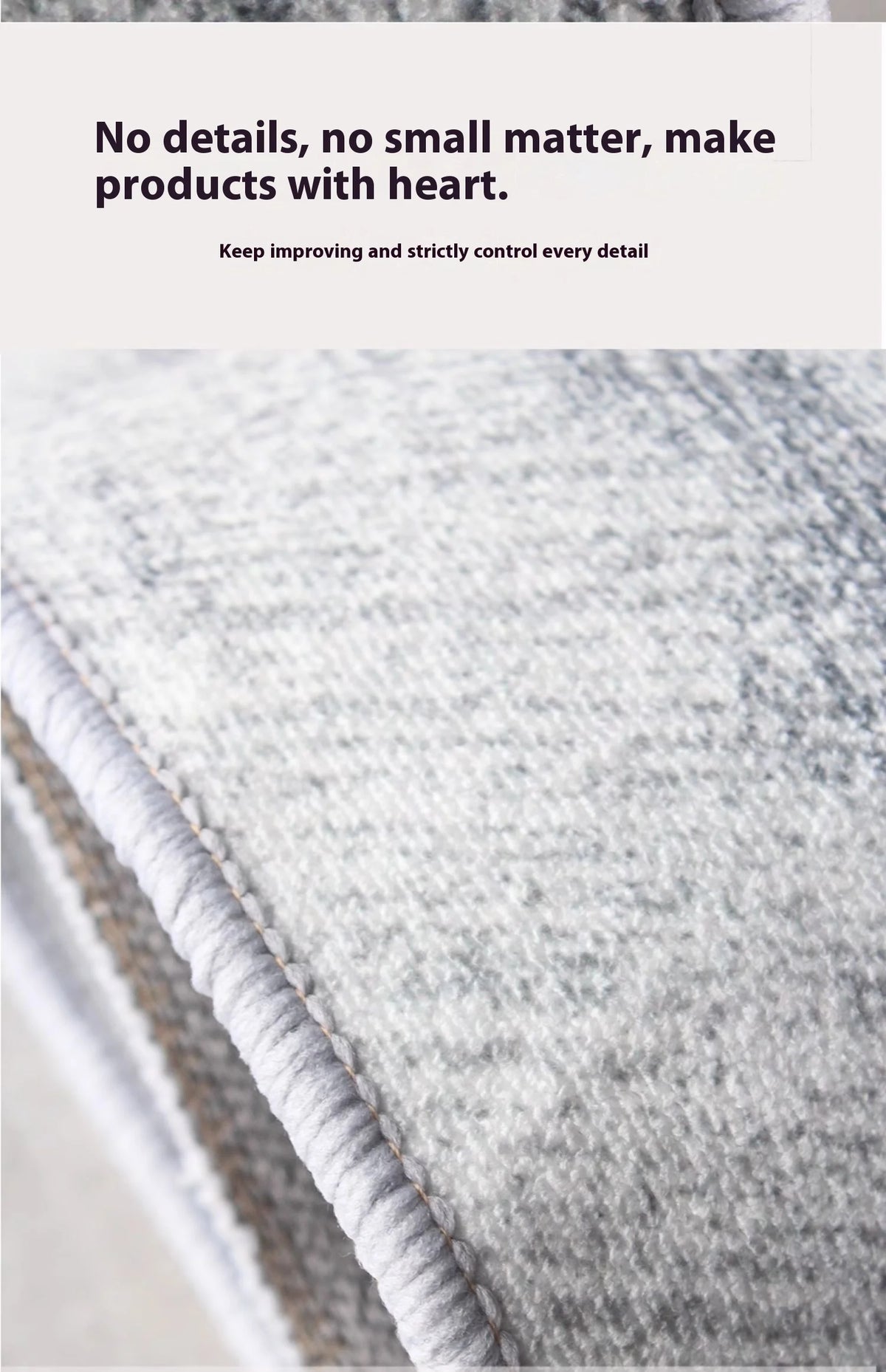 Modern Simple Woolen Area Rug — Light Luxury