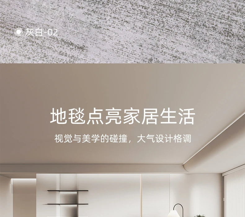 Italian Minimalist Plush Area Rug — Light Luxury