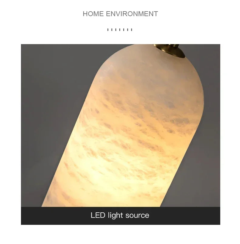 Minimalist Marble Pendant Light E14 Indoor Bedside Lamp Nordic Bar Counter Pandant Lights LED Dining Room Home Decor Chandelier — image 13