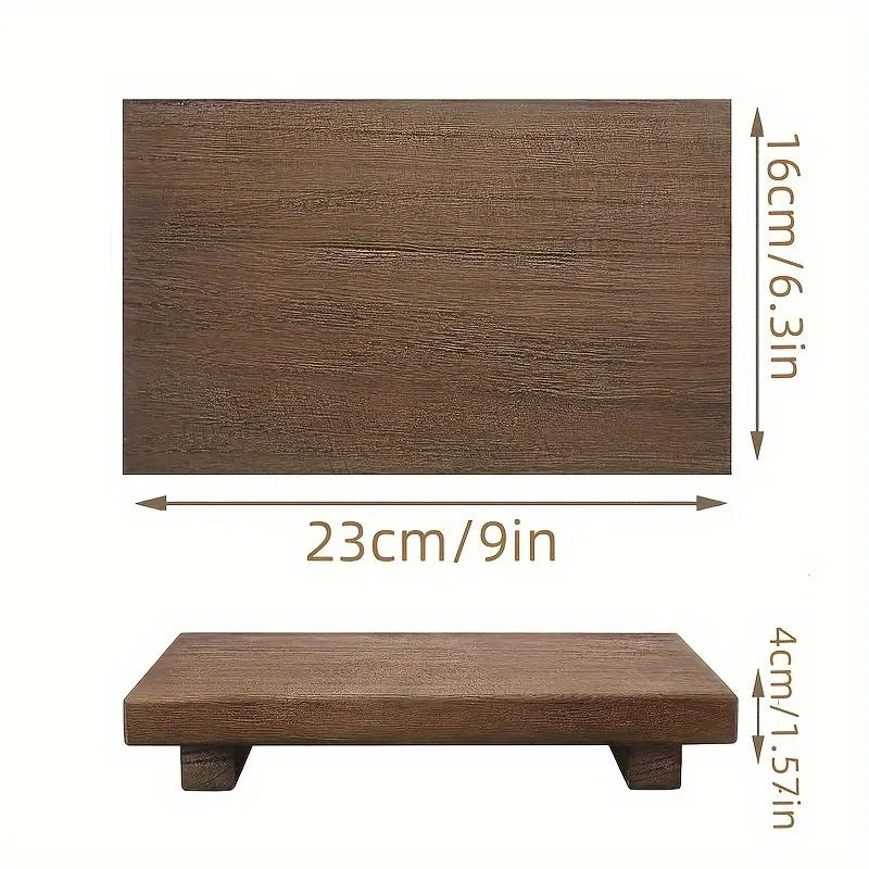 Wooden Vanity Riser — Bathroom Pedestal Stand