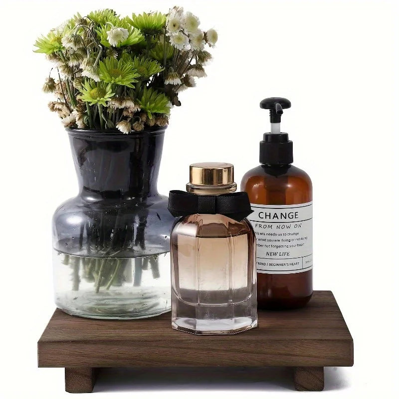 Wooden Vanity Riser — Bathroom Pedestal Stand