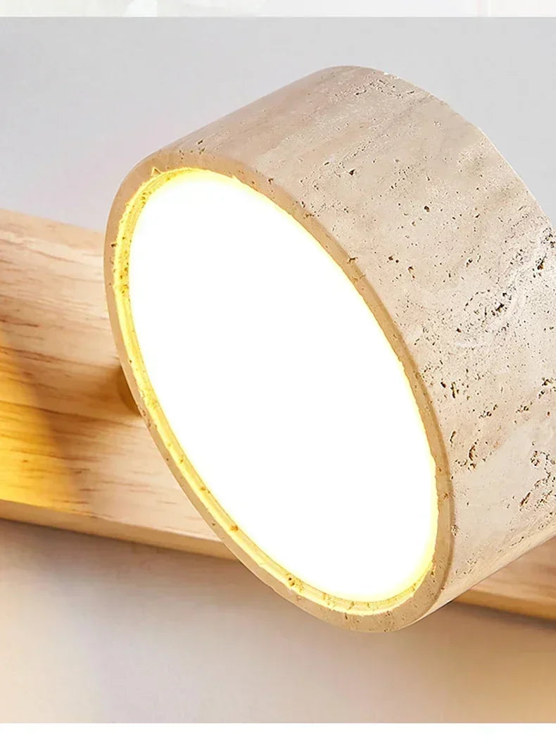 Rotatable Limestone LED Wall Lamp