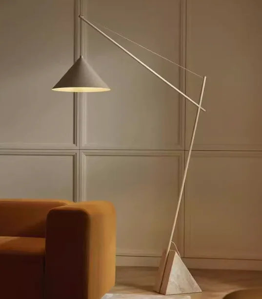 French Marble Floor Lamp — Nordic Modern Standing Light