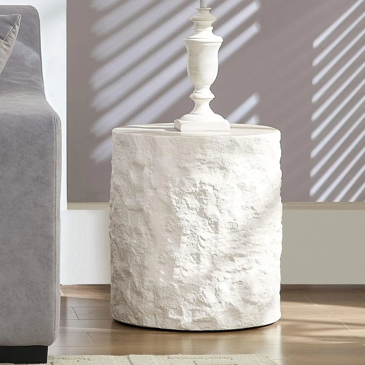 Nesting Drum Coffee Table Set - Modern Pair