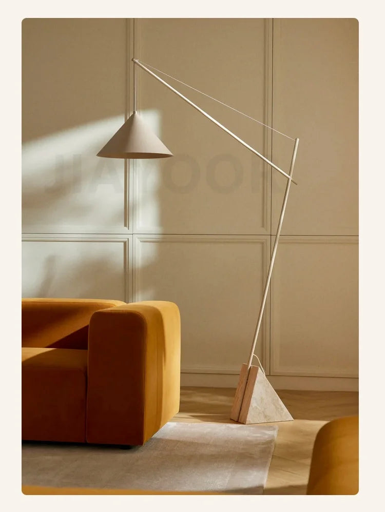 French Marble Floor Lamp — Nordic Modern Standing Light
