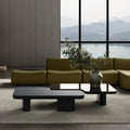 Wabi-sabi side table with Italian minimalist design