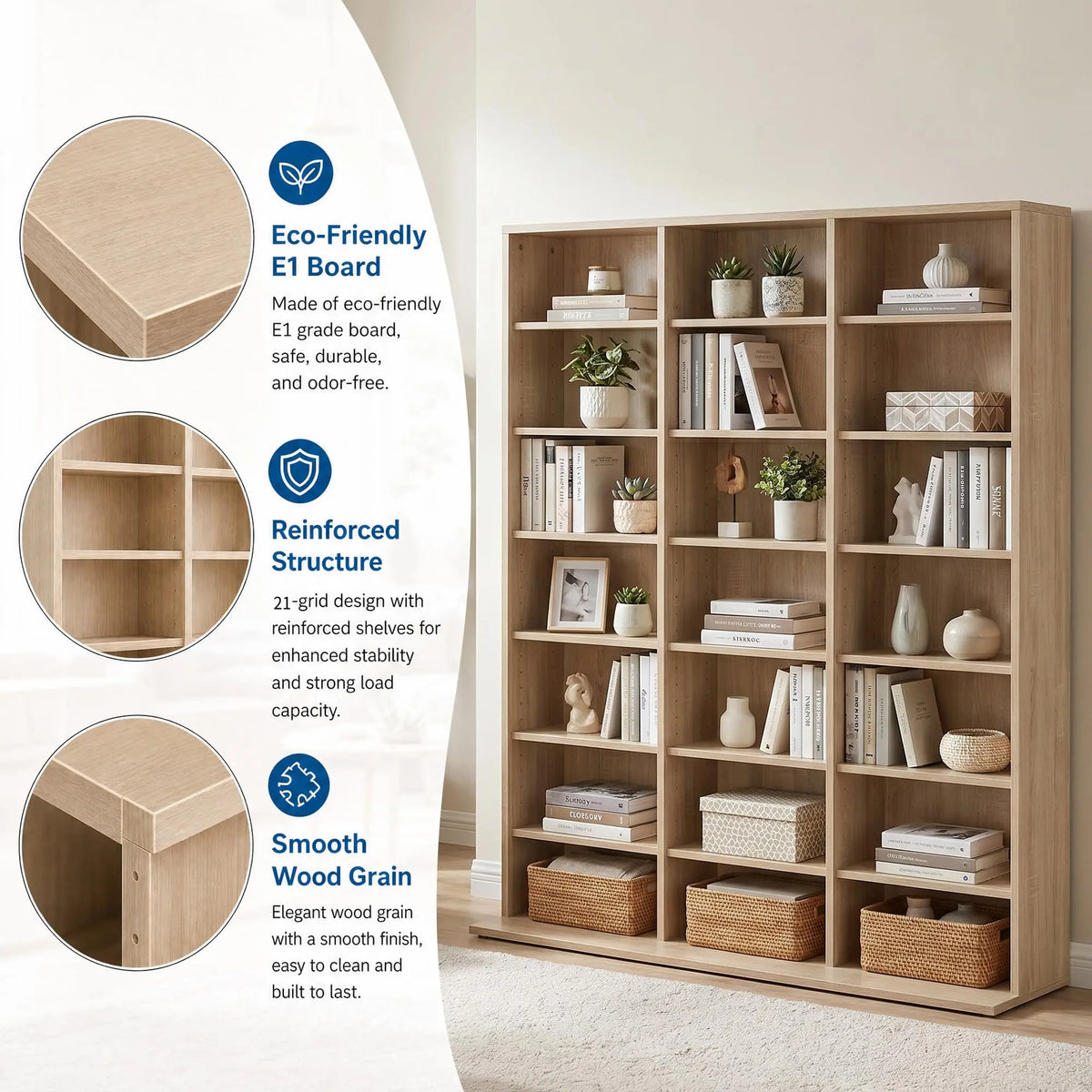 7-Tier Media Storage Tower