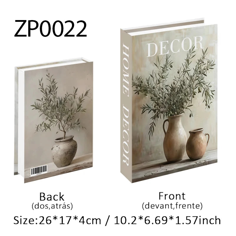 Faux Book Storage Box — 10.5" Decorative Accent