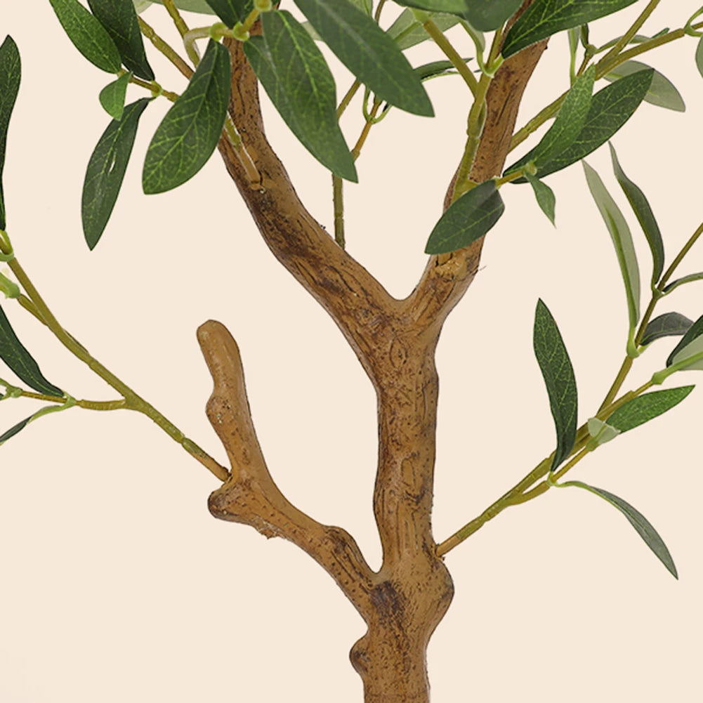 1Pc/2Pcs Artificial Olive Tree 4ft / 5ft / 6ft, Large Artificial Plants Fake Plastic Plants in Pot for Home Bedroom Decor — image 14
