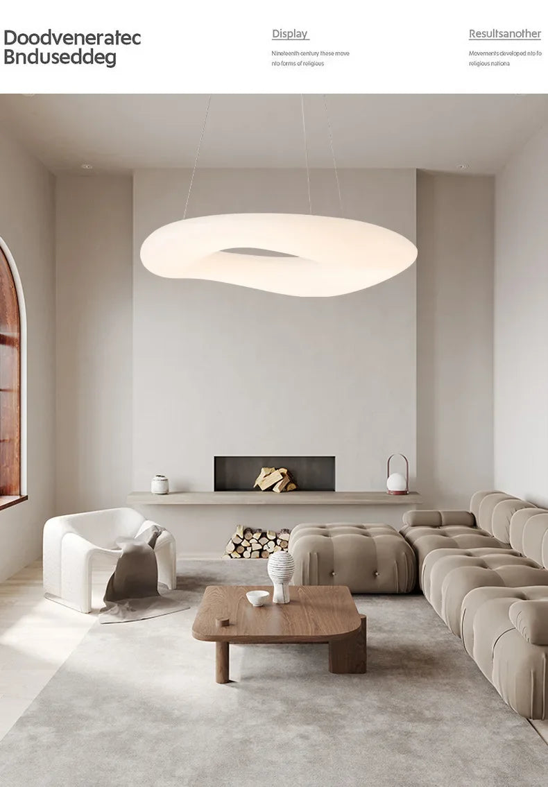 Modern Ceiling Chandelier Home Decoration Led Pendant Light Home Decor Lighting Italian Designer Hanging Lighting Fixtures — room setting