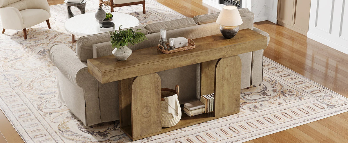 Tribesigns Farmhouse Console Table — 70.9"