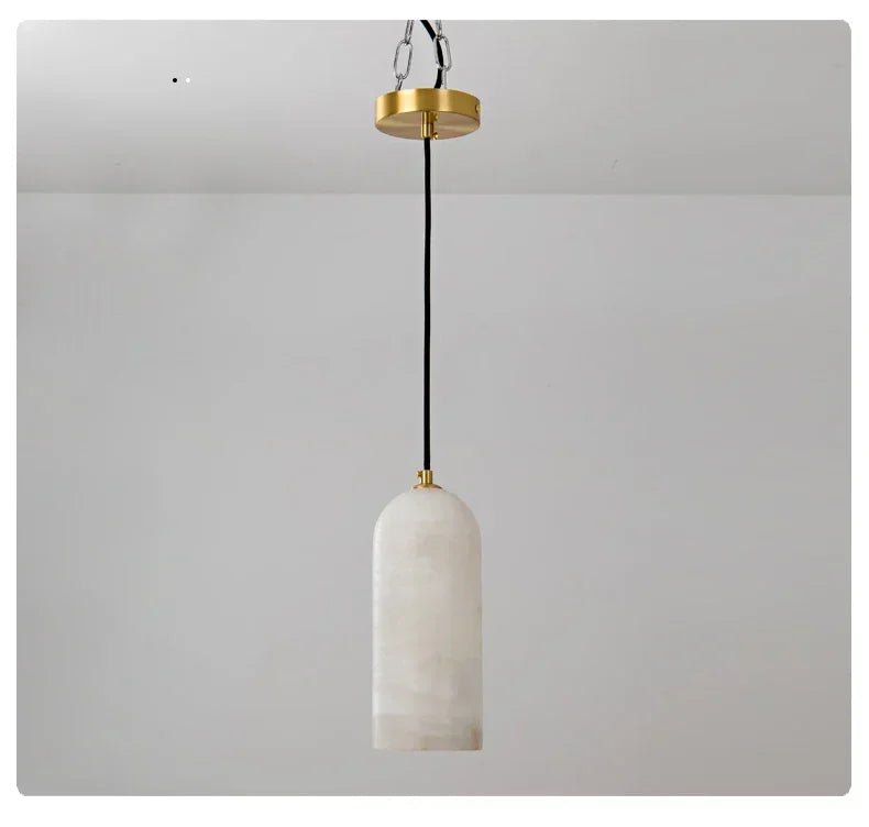 Minimalist Marble Pendant Light E14 Indoor Bedside Lamp Nordic Bar Counter Pandant Lights LED Dining Room Home Decor Chandelier — image 12