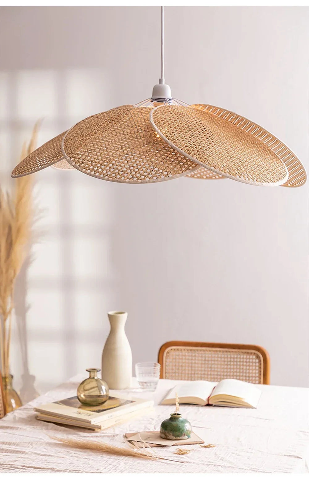 Rattan LED Lighting Floor Lamps Nightlight Home Decor Living Room Stand Light Bedside Lamp for Bedroom — image 11