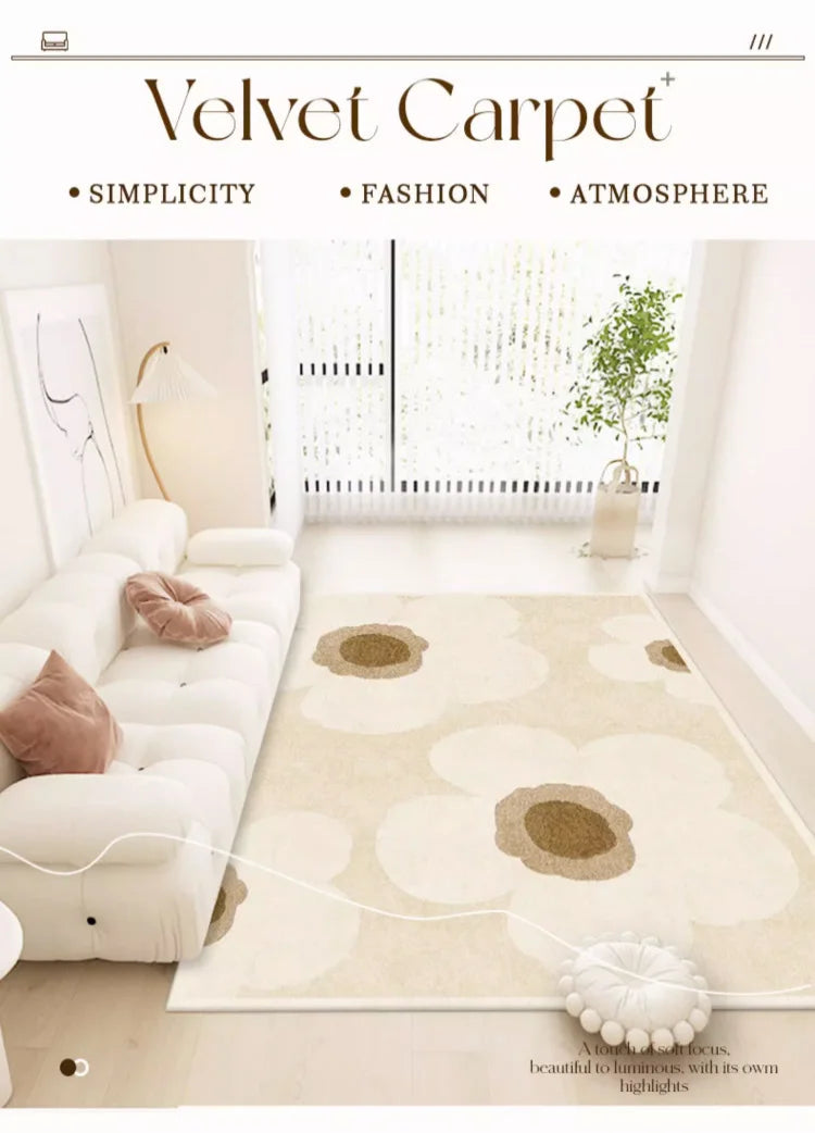 Luxury Full-Spread Area Rug — Bedroom & Balcony — feature view