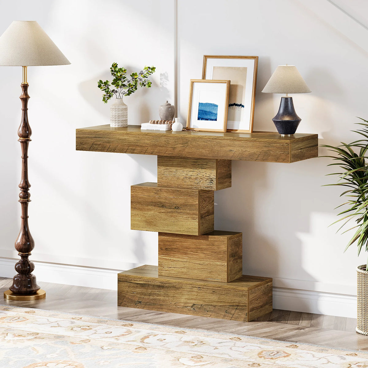 Tribesigns 42.5" Farmhouse Console Table — Entryway Accent Table