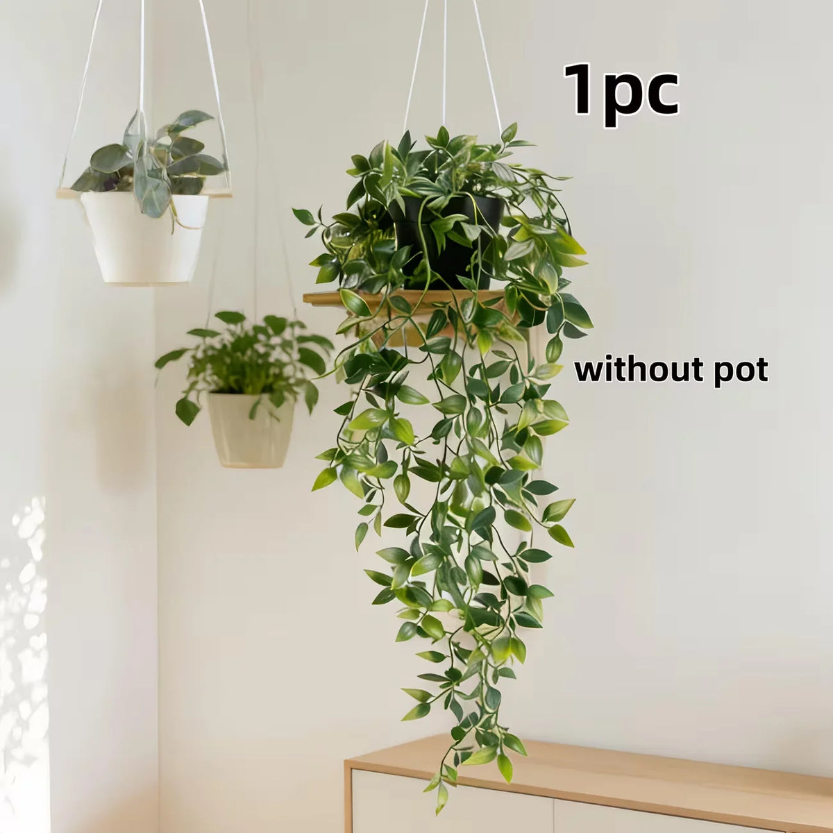 Artificial Mandala Fake Vine Wall Decor for Living Room Office Bathroom Wedding Party Garden Spring Decor Without Pot — image 17