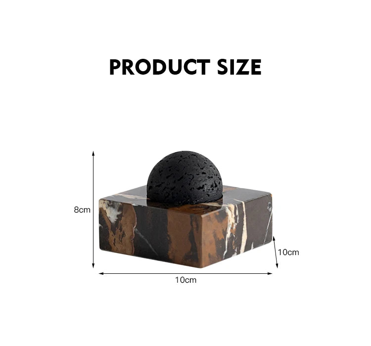 Natural Stone Diffuser — Marble Base, 3 Finishes