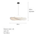 Nordic Silk LED Pendant Lamp for Living Room Home Decor Suspension Chandelier Indoor Hanging Fixture Warm Led Luminaire — image 17