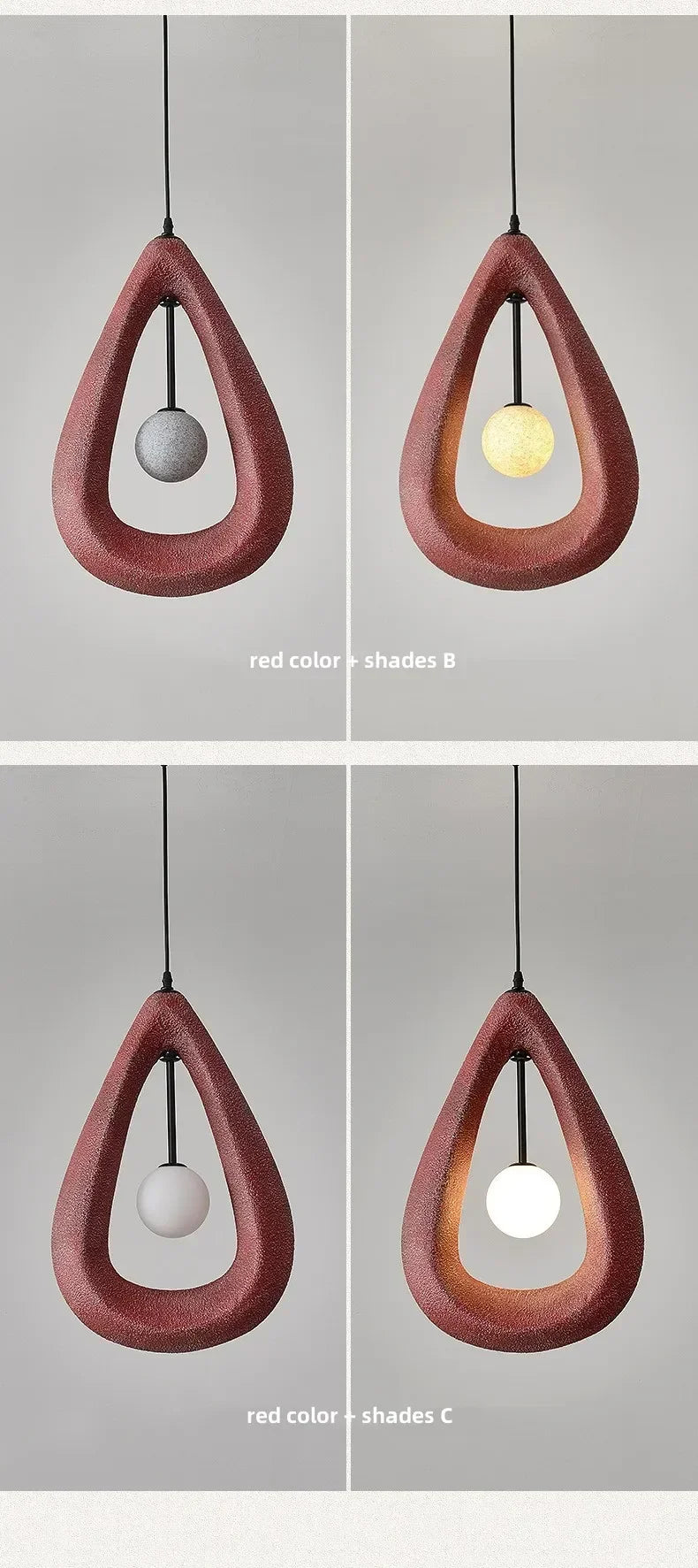 Japanese Wabi-Sabi Pendant Light — Nordic Dining Room Lamp