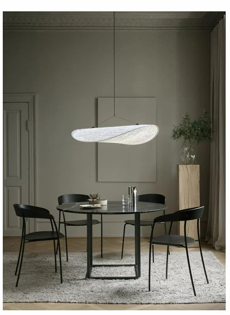 Nordic Silk LED Pendant Lamp for Living Room Home Decor Suspension Chandelier Indoor Hanging Fixture Warm Led Luminaire — image 13