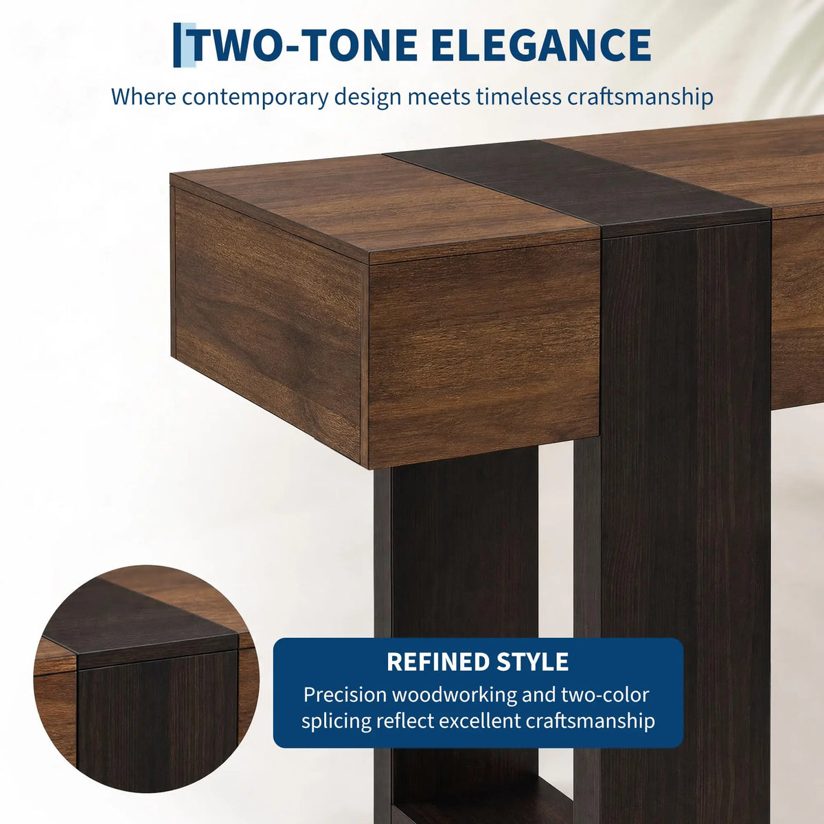 Entryway console table — alternate product view