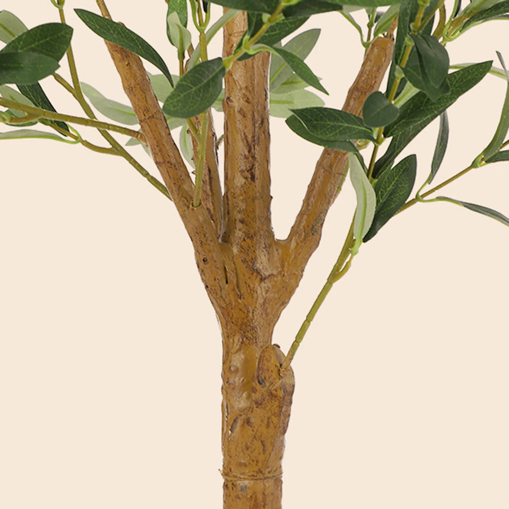 1Pc/2Pcs Artificial Olive Tree 4ft / 5ft / 6ft, Large Artificial Plants Fake Plastic Plants in Pot for Home Bedroom Decor — image 15