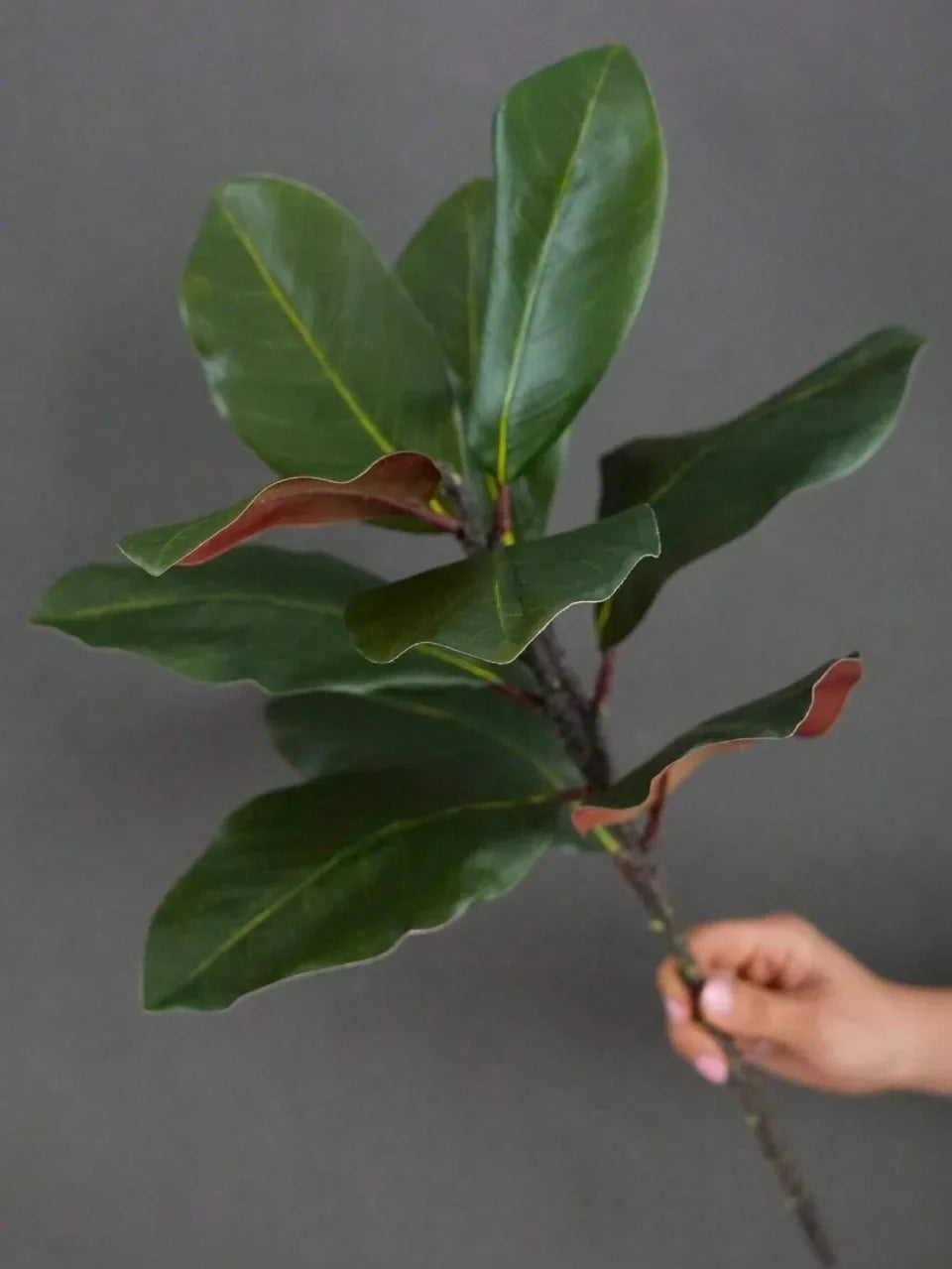 3.6Ft Artificial Magnolia Tree Fall Artificial Magnolia Branch Tropical Banyan Plants Home Garden Office Balcony Decoration — image 14
