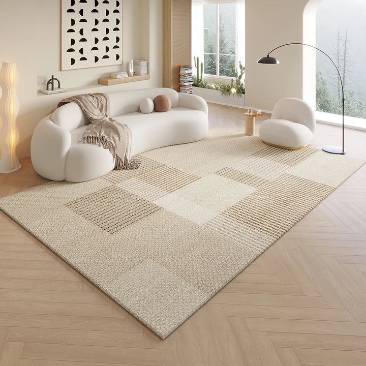 Cream Lineage Area Rug — Anti-Slip Washable — main product view