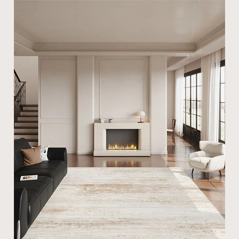 Italian Minimalist Plush Area Rug — Light Luxury