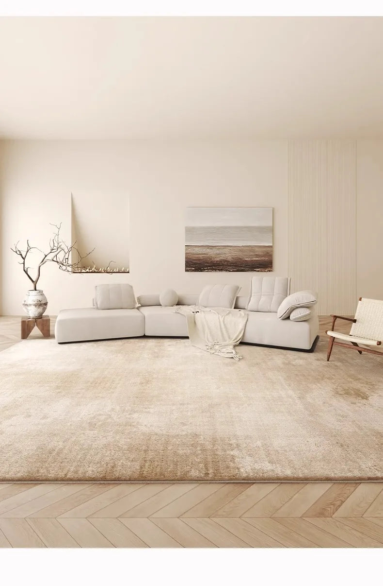 Modern Light Luxury Washed Area Rug — Wipeable