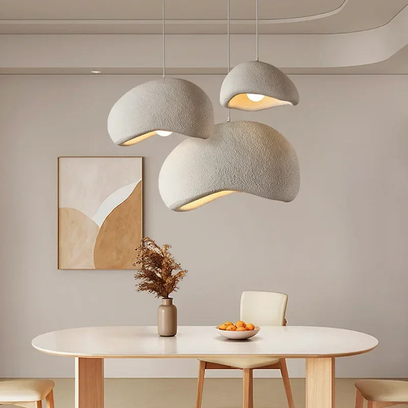 Designer Wabi-sabi Style Chandelier Cream Style Clothing Store Model Room  Restaurant Hotel Loft Villa Shop Lamp — alternate angle