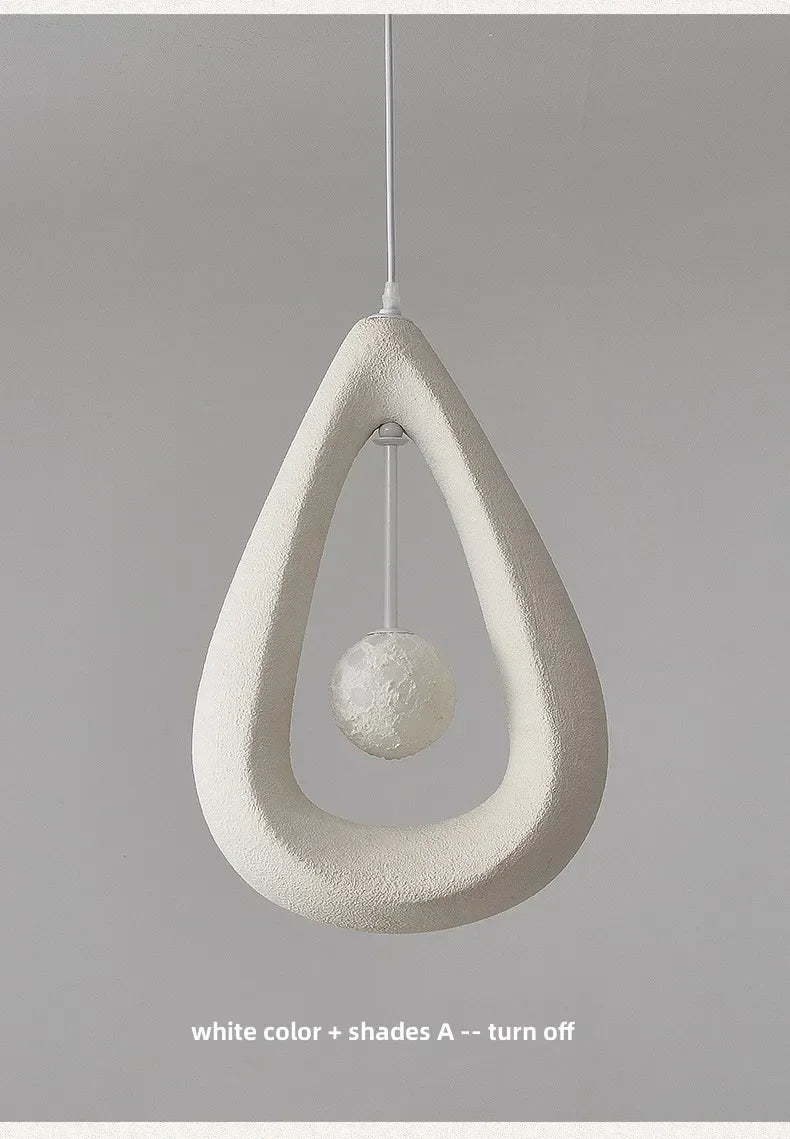Japanese Wabi-Sabi Pendant Light — Nordic Dining Room Lamp
