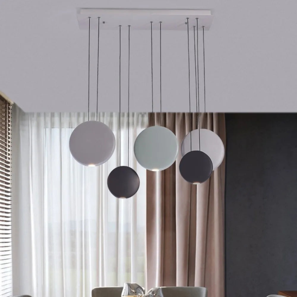 Scandinavian Chandelier for Dining Room Coffee Shop Bar Kitchen Island Pendant Lamp Living Room Decoration — alternate angle