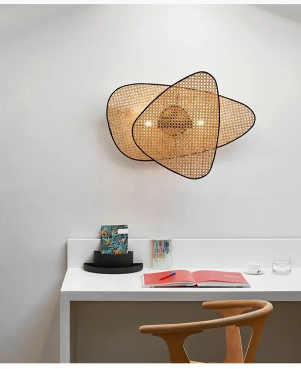 Rattan LED Lighting Floor Lamps Nightlight Home Decor Living Room Stand Light Bedside Lamp for Bedroom — image 21