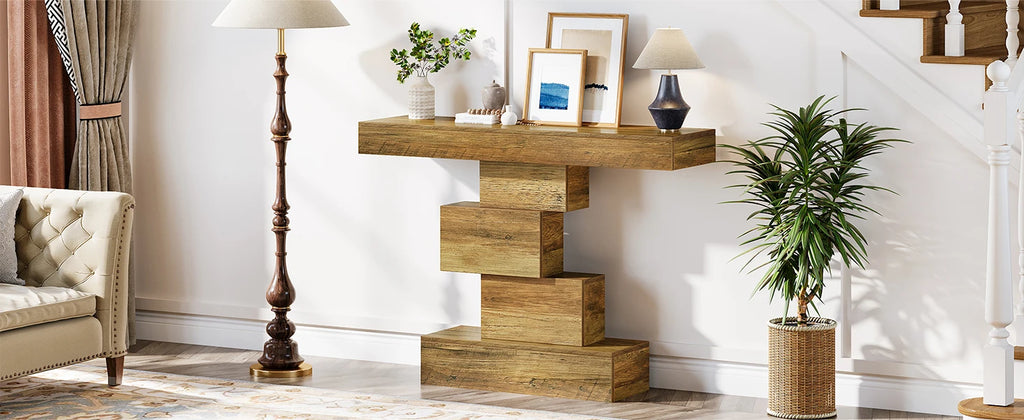 Tribesigns 42.5" Farmhouse Console Table — Entryway Accent Table