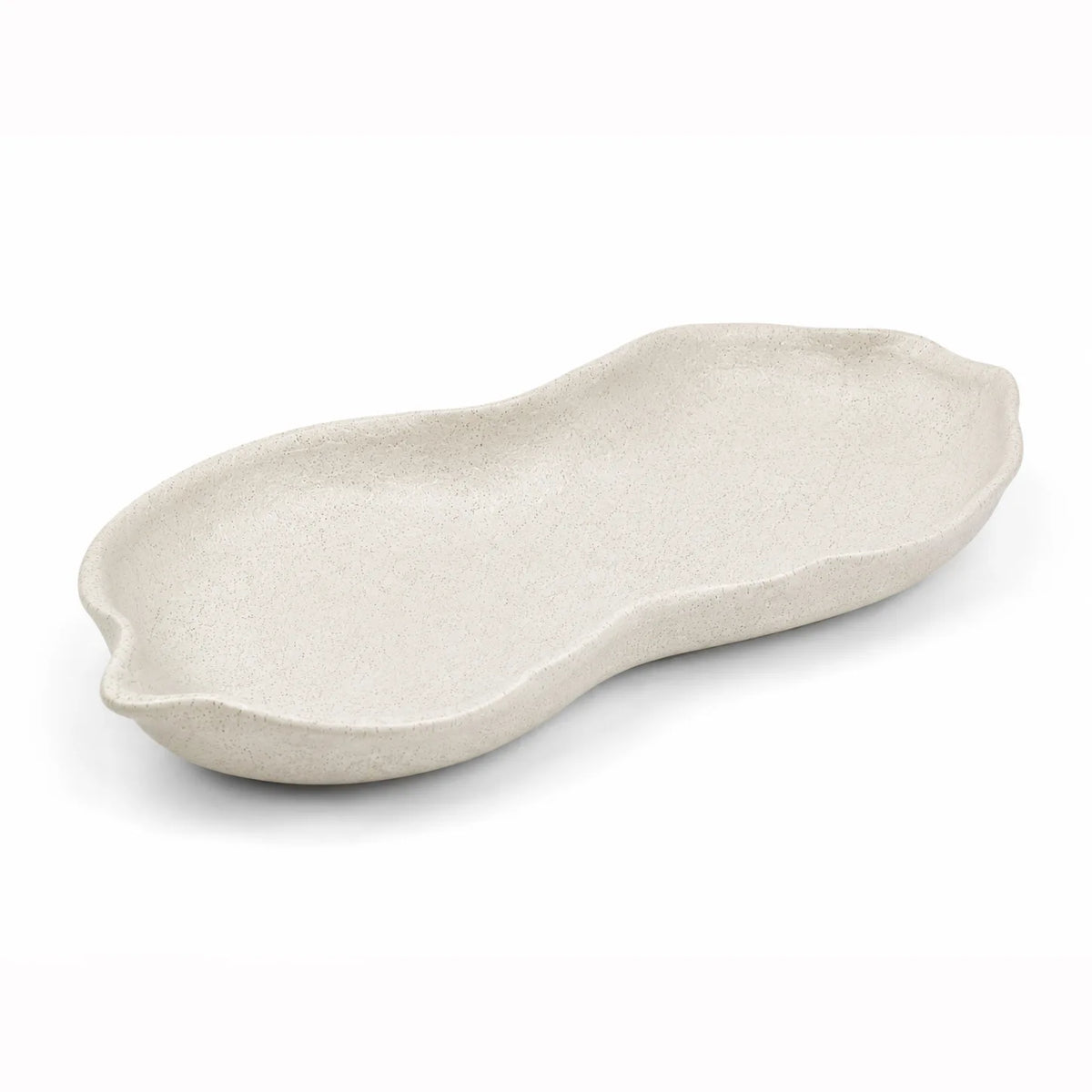 Wabi-Sabi Ceramic Storage Tray — Desktop Catchall
