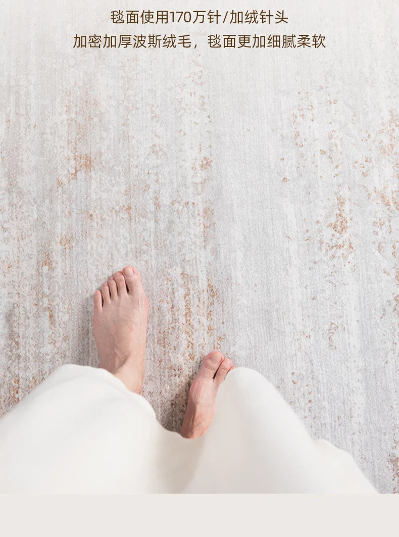 Italian Minimalist Plush Area Rug — Light Luxury