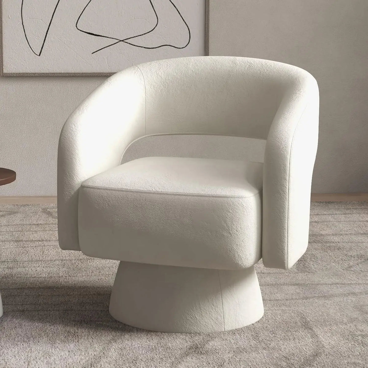 Swivel Barrel Accent Chair - Set of 2