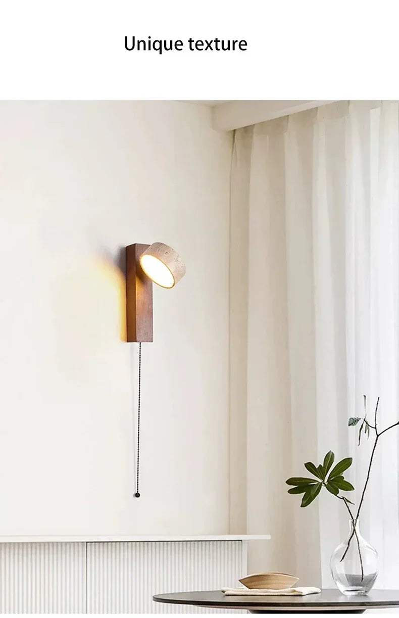 Rotatable Limestone LED Wall Lamp