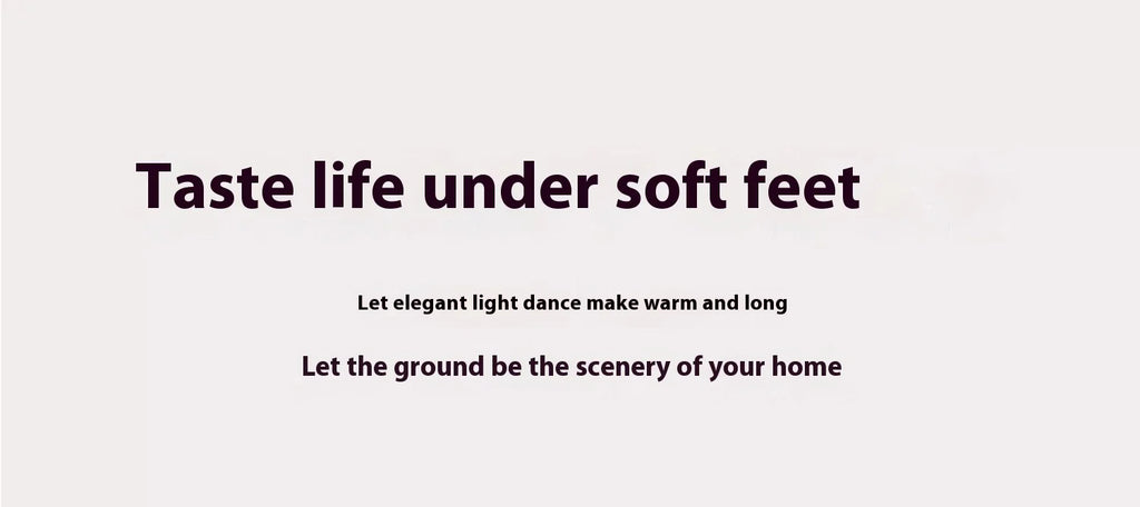 Modern Simple Woolen Area Rug — Light Luxury