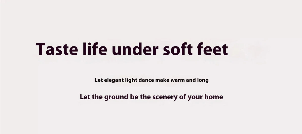 Modern Simple Woolen Area Rug — Light Luxury