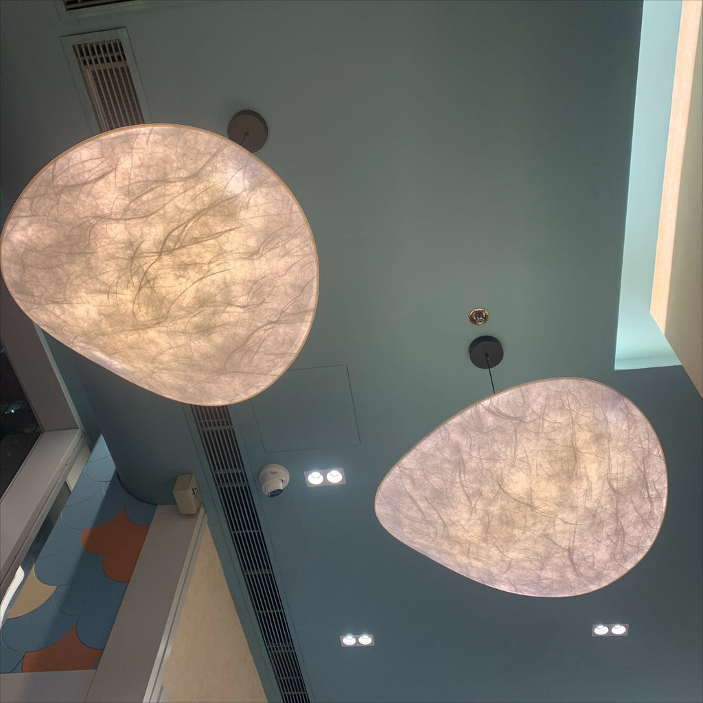 Nordic Silk LED Pendant Lamp for Living Room Home Decor Suspension Chandelier Indoor Hanging Fixture Warm Led Luminaire — alternate view