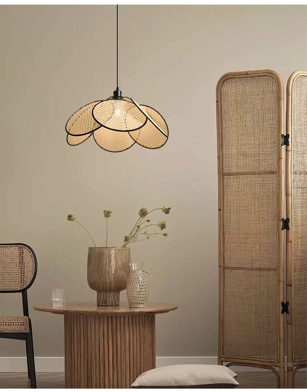 Rattan LED Lighting Floor Lamps Nightlight Home Decor Living Room Stand Light Bedside Lamp for Bedroom — image 10