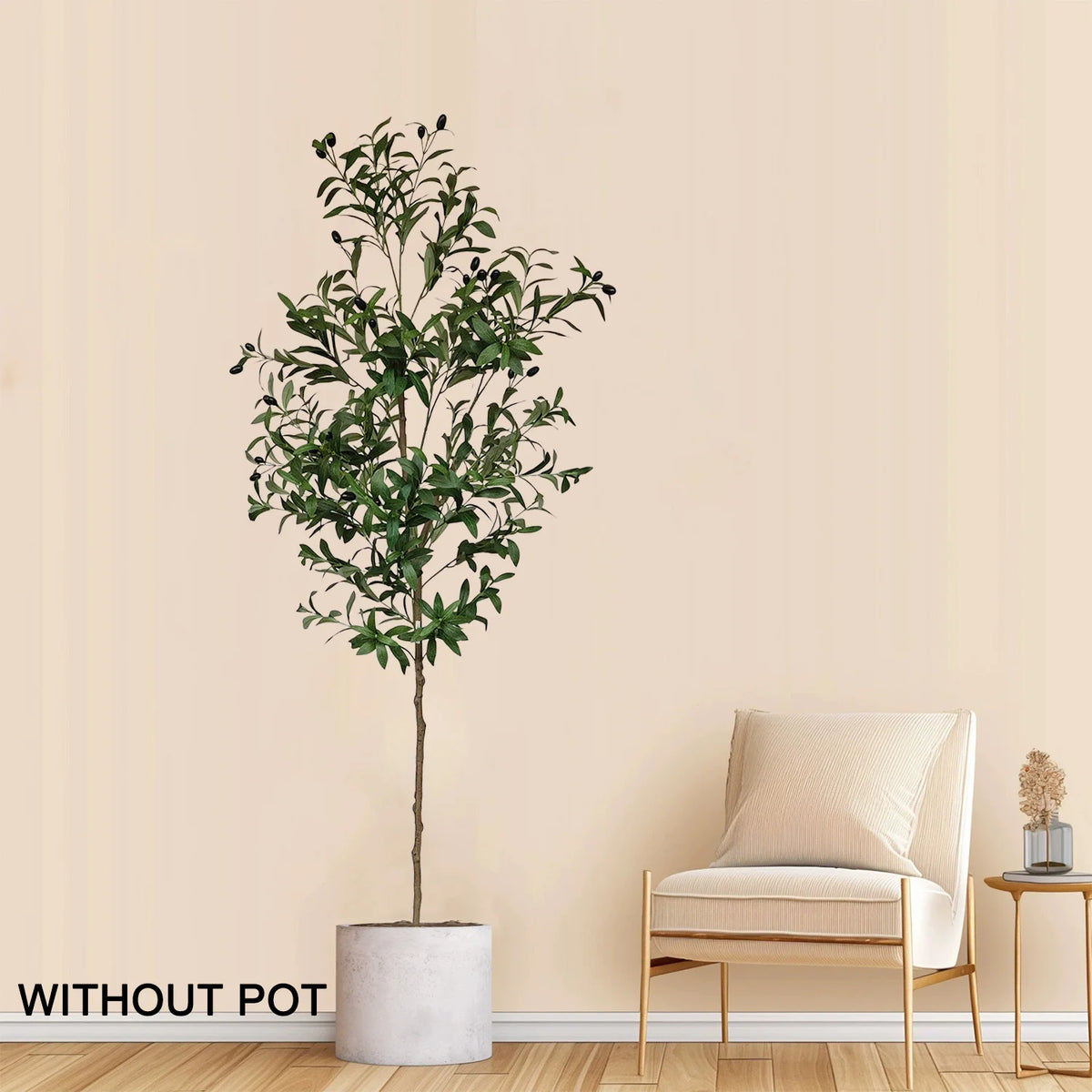 120-180cm Artificial Olive Tree Plant Indoor Outdoor Ornament Fake Plant for Home Garden Balcony Living Room Decoration — image 9