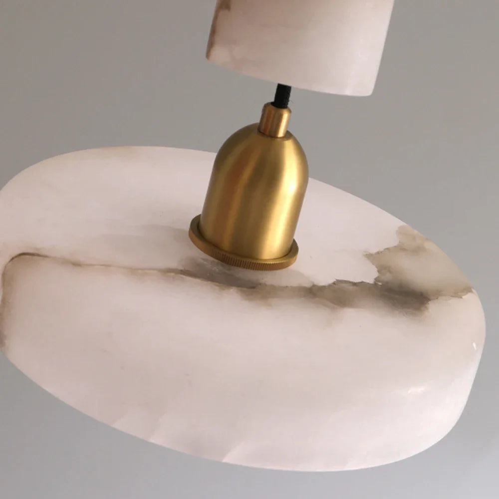 Marble Pendant Lamp — Luxury Bedside Light Fixture