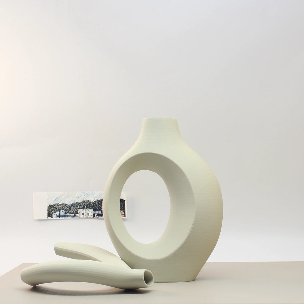 Hugging Silhouette Vase Set — Sculptural Pair