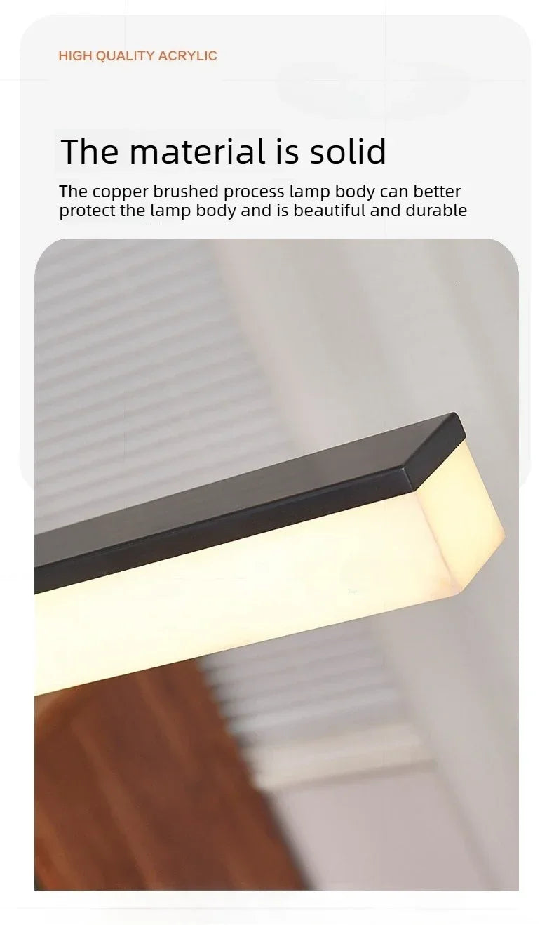 Nordic Long Line Pendant Lamp Luxury Led Pendant Light Dining Table Areas Chandelier  Suspension Luminaire Room Decor — image 11